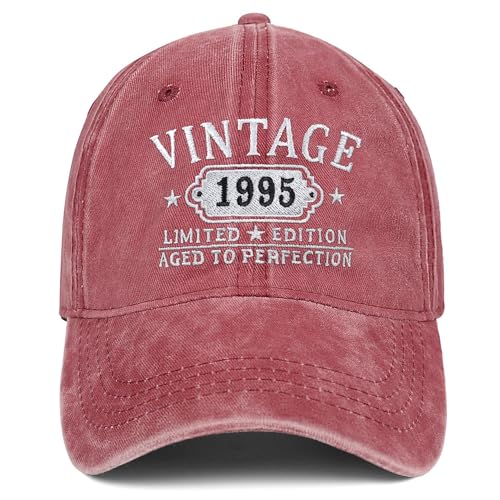 Gorra vintage bordada 1995 para cumpleaños