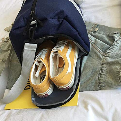 Bolsa de ejercicios de gran capacidad en nylon resistente con correa de hombro diagonal 5
