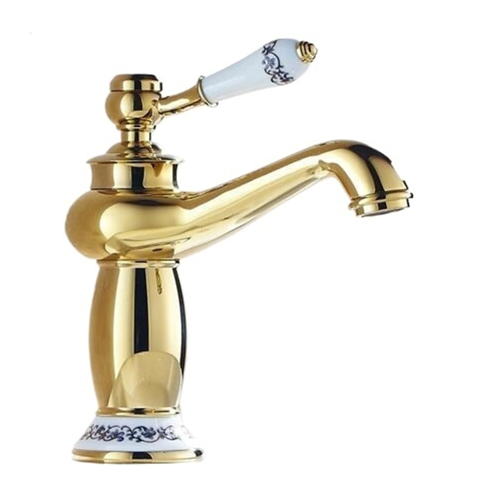 Lavabo en laiton sans fuite grâce au robinet solide