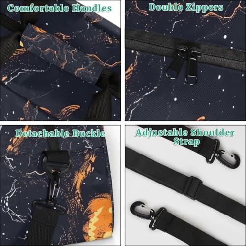 All Saints Gym Travel Duffle Bag for Women & Men with Front Zipper Pocket for Sports, Overnight, Weekender, Carry On,Workout & Dance Bag,Christian Festival,18.9 * 8.7 * 10.6 in4