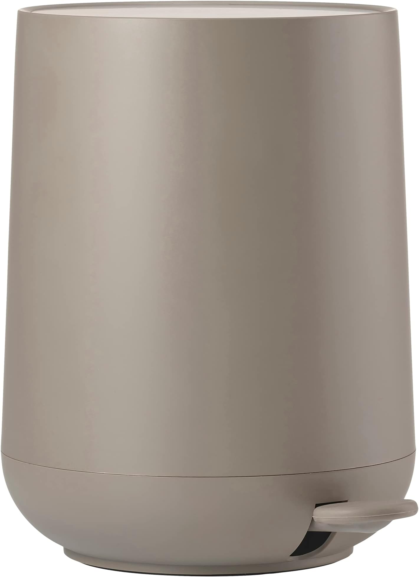 Zone Denmark Nova Bathroom Bin, Cosmetic Bin, Bathroom Waste Bin, Diameter 23 cm, Height 29 cm, Capacity 5 Litres, Taupe