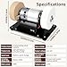 Mini electric drum sanding machine, stepless speed regulation - compact knife grinding and polishing machine, suitable for knife making, woodworking and metal processing, DIY handicrafts