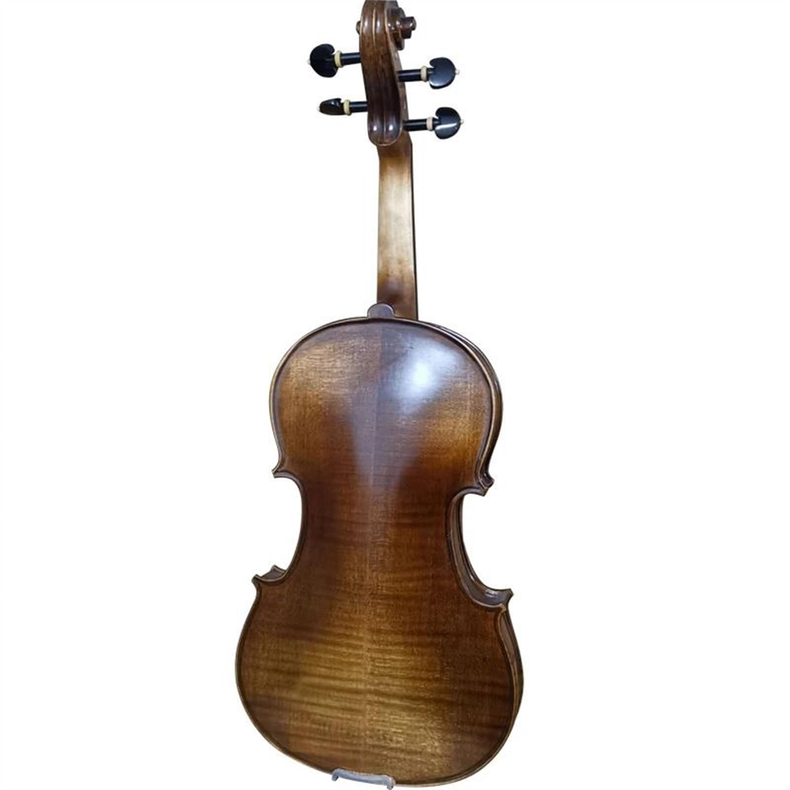 Violine Klassische Natürliche Flamme Violine Ebenholz Griffbrett Bogen Brasilien Holz(1/10)