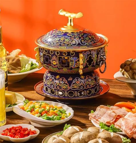 Olla pequeña de cobre tradicional china para una persona miniatura 4