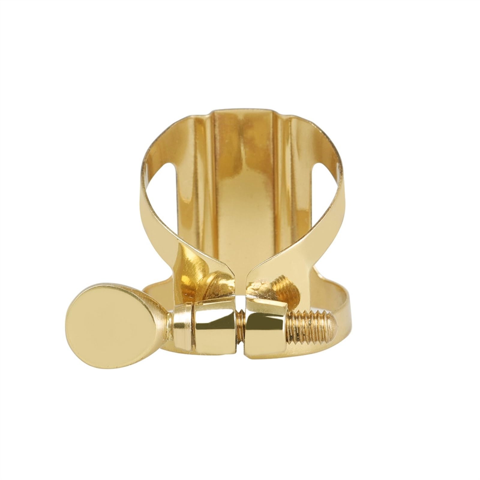 Boquilla Esmerilada De Saxofón De Tono Alto Con Tapa Para Boquilla Clip Dorado Accesorios Para Instrumentos De Viento De Madera Práctico Accesorio de Saxofón