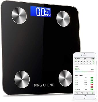 Body Fat Scale,13 Body Composition Measurement Monitor Bathroom Scale With Smart Bluetooth APP