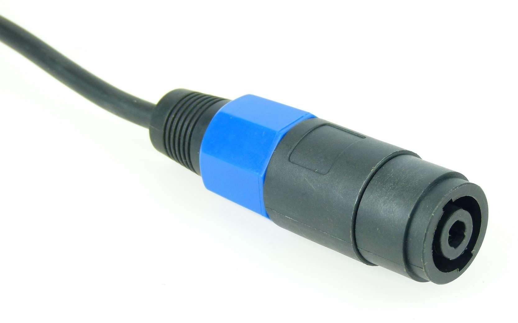 Paccs 1 x 15 m Verlängerungskabel Lautsprecherkabel, Speakon Stecker 4 pol, PA Boxenkabel 2 x 1.5mm² Verlängerung