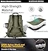 Miramrax Tactical Backpack Military Hiking Daypack - Molle Backpack for Men 3 Day Assault Pack Bug Out Bag for Camping Travel Army Hunting Gym Rucksack Survival (Green)