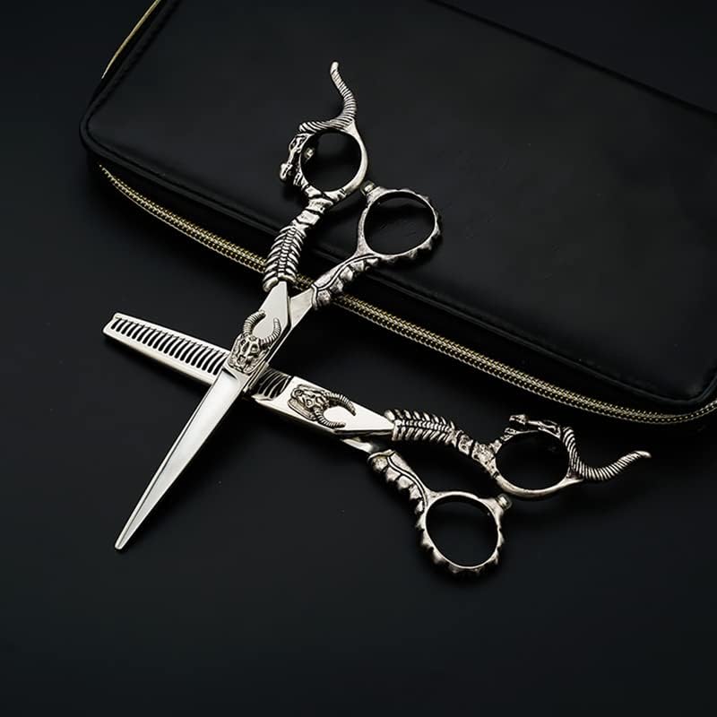 Hair Cutting Scissors, 6inch ese Stainless Steel Hair Cutting Shears Hairdressing Hand Barber Scissors for Professional Salon Scissors Set