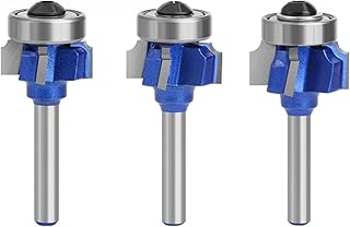 Milling Cutter, 3pcs 4 flutes 6mm 1/4 Shank R...,