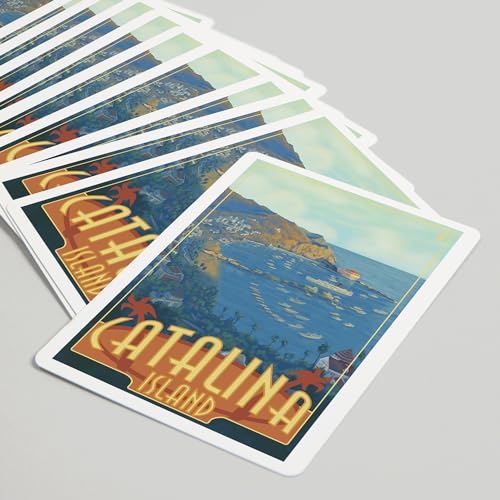 Lantern Press Naipes Poker Catalina Island 52 Cartas miniatura 5