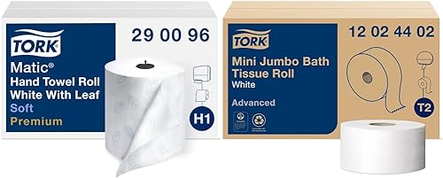 Miniatura 21 de Tork Matic - Rollo de toalla de mano suave color blanco H1, avanzado, de alta absorción, 6 rollos x 900 pies, 290095
