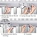 TILLYOU 1-Pack Padded Baby Crib Rail Cover Protector Safe Teething Guard Wrap for Long Front Crib Rails(Measuring Up to 8