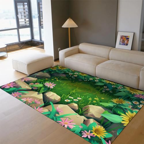 Tapis lavable en machine contre les taches de feutre chambre enfant