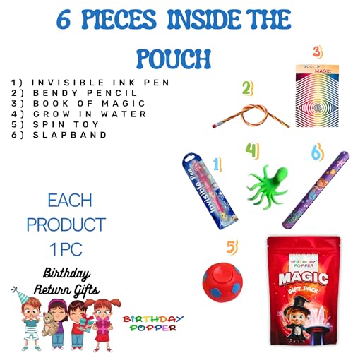 Image of Birthday Popper Hand-Picked Magic Theme Gift Pack | Premium Birthday Return Gifts | Crafted for Enchanting Party Favors