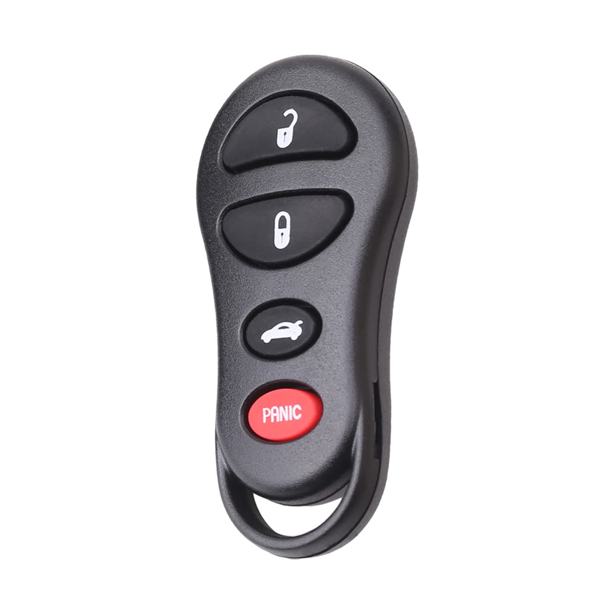 GQ43VT17T Car Key Fob Keyless Control Entry Remote GQ43VT17T 4 Button Vehicles Replacement Compatible with LHS 300M Intrepid ‎Stratus 04602260 04602260AX