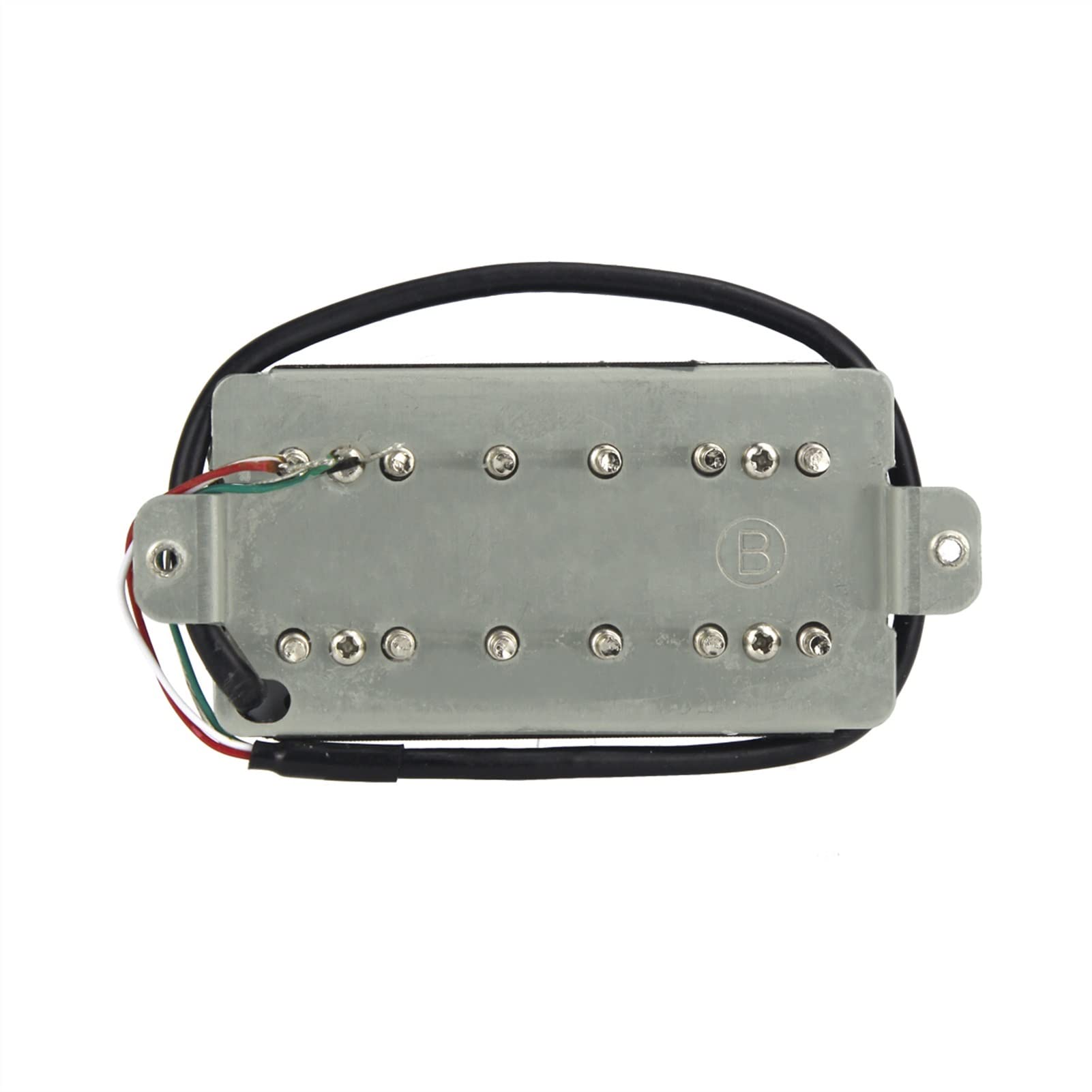 FLFL Alnico 5 Humbucker Pick-up Electric Guitar Bridge Pickup Blanc 14k 4-Fils pour Les Pièces De Guitare Micros de Guitare