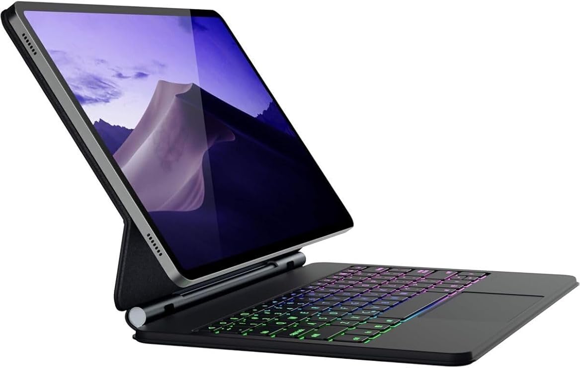 Magic Keyboard Touchpad Rgb Light Keyboard Case Compatible with Fogy Galaxy Tab S10+ 12.4