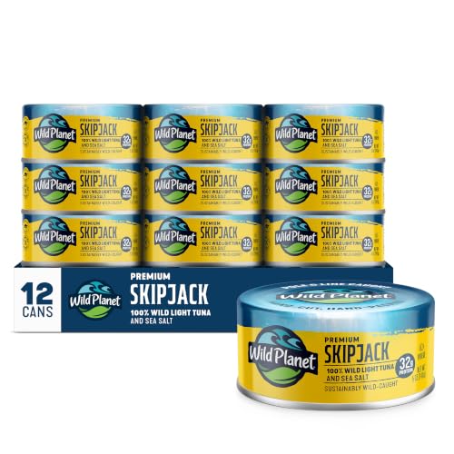 Wild Planet Skipjack Wild Tuna with Sea Salt...