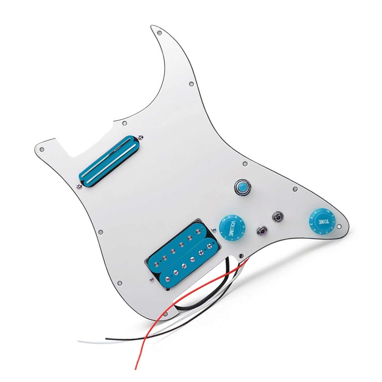La Chitarra Elettrica Con Magnete Pickguard Alnico5 È Adatta Ai Principianti Pickup Per Battipenna Della Chitarra(Blue)