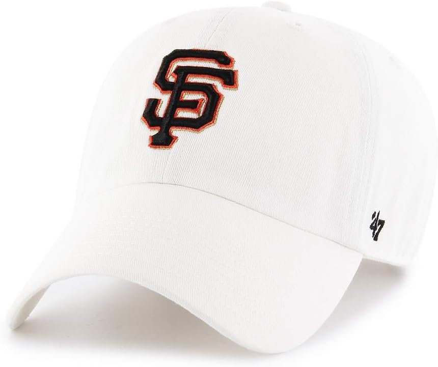 '47 San Francisco Giants Clean Up Dad Hat Baseball Cap - White, One Size