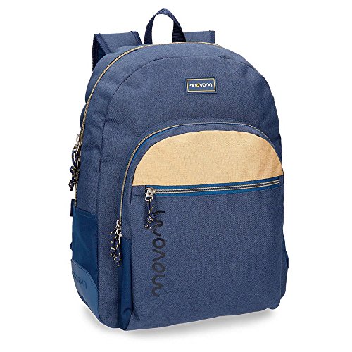Movom Babylon Mochila Escolar Azul 33x44x13 5 cms Poliéster 19.6L