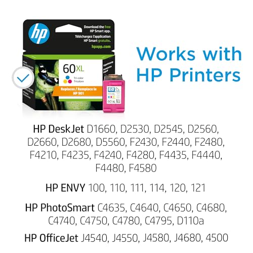 Image of HP 60XL | Ink Cartridge | Tri-color | CC644WN