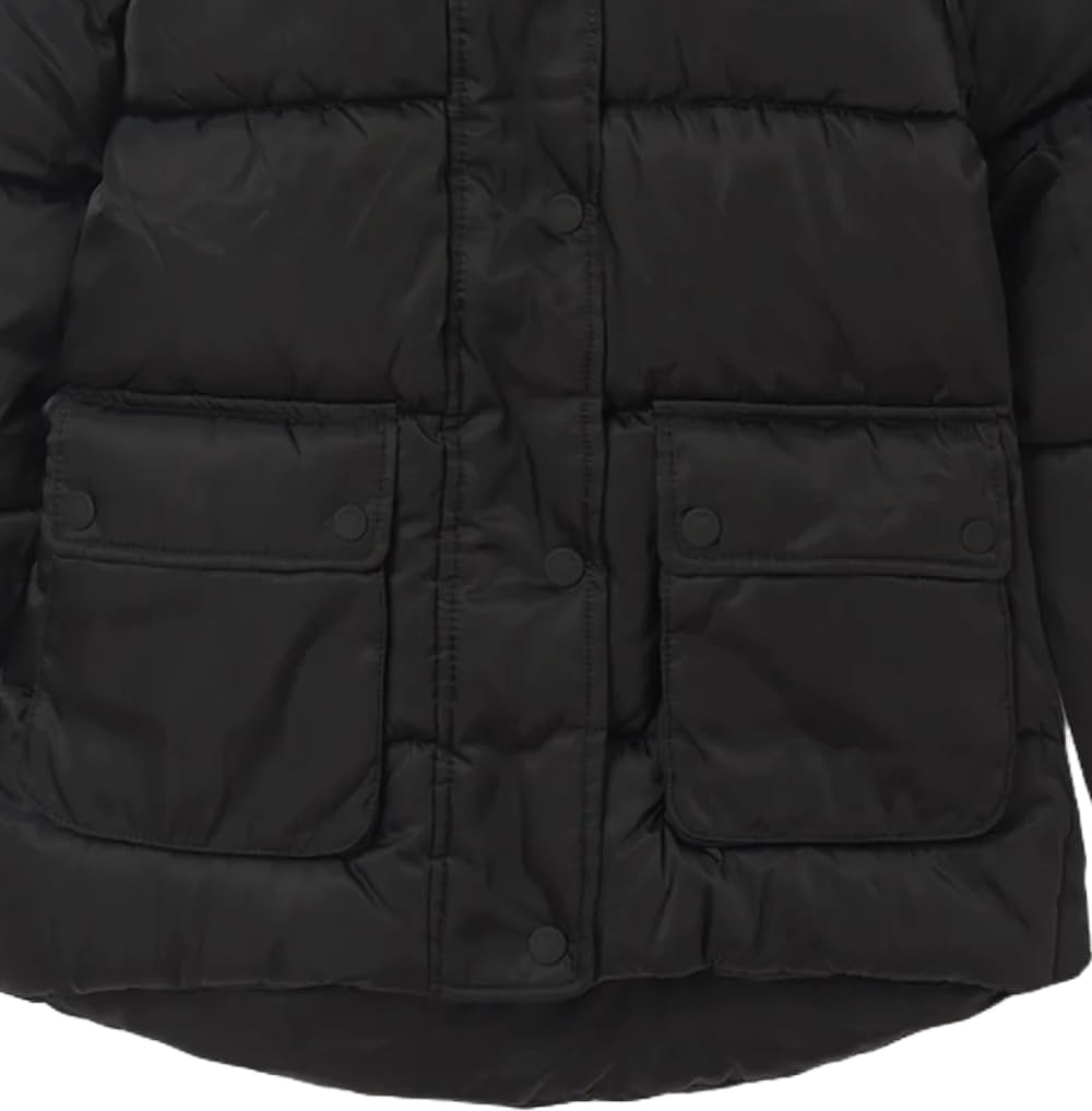 Generico Giubbotto trapuntato pesante Invernale Bambina, Giacca con Cappuccio, Parka imbottito comodo ed elegante, Giaccone per Bambine e Ragazze Mayoral Piumino 7483