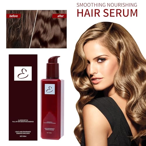 Magic Hair Care,Revitalisant Sans Rinçage Lissant Pour Les Cheveux,Une Touche De Sérum De Soin Capillaire Magique,Après-Shampooing Sans Rinçage Lissant Pour Cheveux Bouclés,Secs Et Abîmés – Image 3