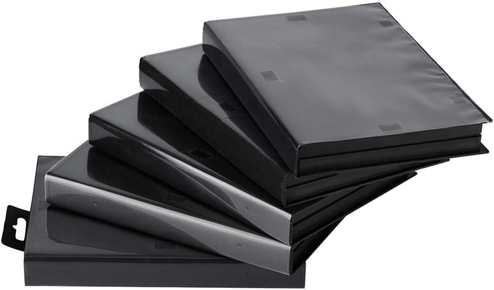 5PCS Game Card Storage Case for Sega Genesis Game Cartridge Empty Shell Box Protectors Case Replacement Accessories wear-Resistant to Store Game cartridges for Game Machines Black : Video Games