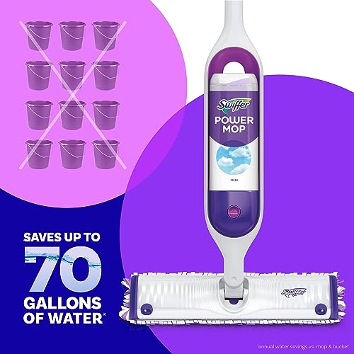 Swiffer PowerMop Liquid Floor Cleaner Refills, Solution for Power Mop, Fresh Scent, 2 Count Mopping Fluid Replacement Bottle, Spray Mops Cleaning Juice, No Bucket Needed, Multi-Surface and Wood - image 7