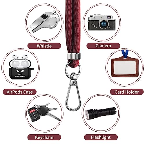 Cell Phone Lanyard 2 Pcs-1 Pcs 30"(Neck Strap×1)+8"(Wrist Strap×1) Black - Photo 84 sur 115