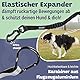 NEUHEIT 100% Handsfree Jogging Hundeleine mit Bauchgurt & Tasche, elastisch, stoßdämpfend, reflektierend, patentierter Einziehmechanismus, Hundeleine zum Joggen (Größe L)