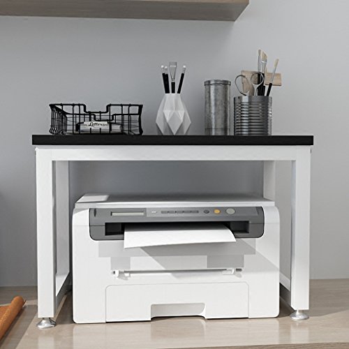 BOBE Shop- Desktop-Mehrzweck-Lagerregal, Drucker-Rack, Scanner Rack, Telefonhalter, Bambus-Lagerregal, Büro Haushalt Lagerregal