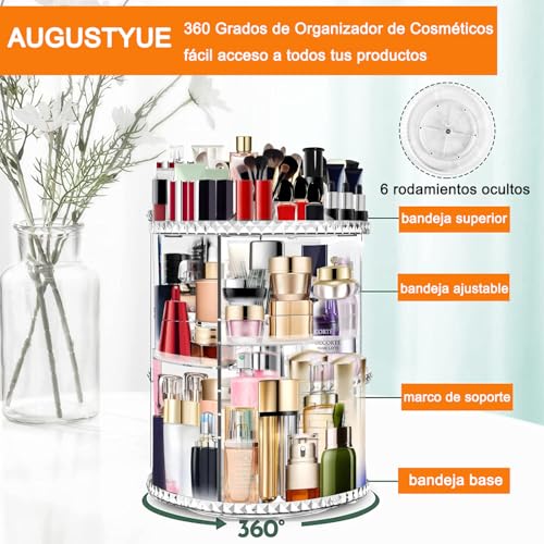 La Mejor Selección de Organizadores de cosméticos disponible en línea. 11 Organizadores de cosméticos marca AUGUSTYUE (2)