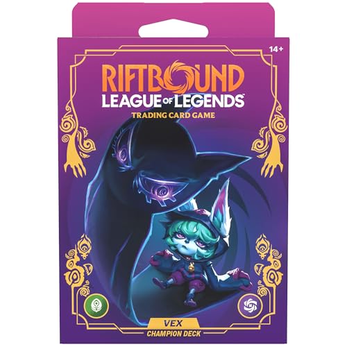 Riftbound: League of Legends Trading Card Game Unleashed: Vex Champion Deck