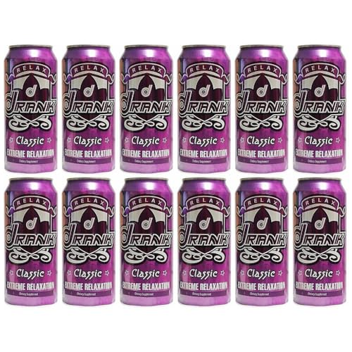 Drank Relax Extreme Relaxation Drink 16oz, Classic Drank, 12 Pack