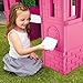 Little Tikes Cape Cottage Pretend Princess Playhousefor Kids, Indoor Outdoor, with Working Doors and Windows, for Toddlers Ages 2+ Years,Pink,Large