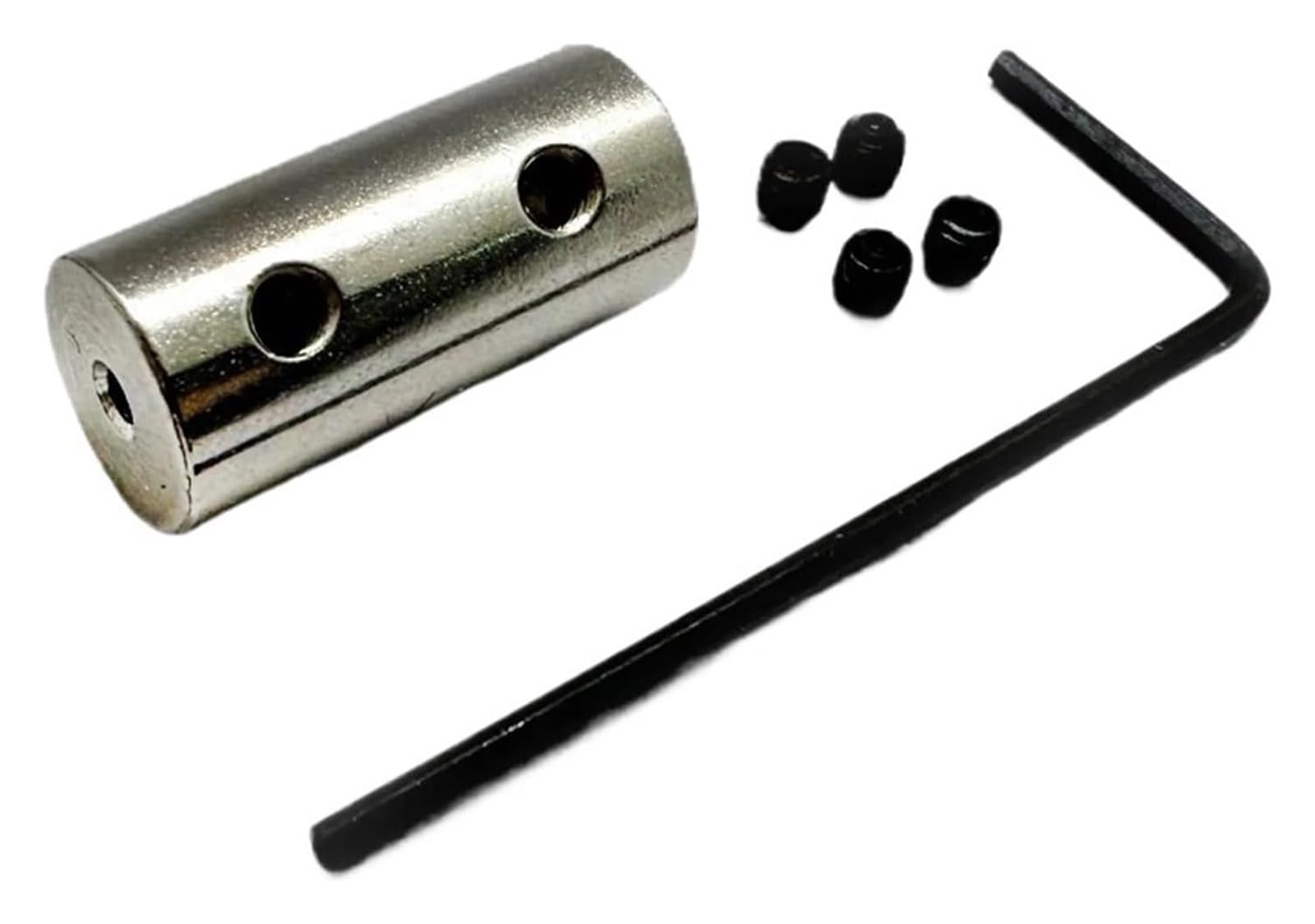 Wellenkupplung, starre Aluminium-Klemmkupplung, Kupplungswelle, Motor, Verlängerungsverbinder mit variablem Durchmesser(3-8mm)