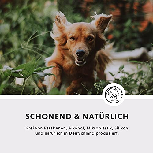Annimally Ohrenreiniger Hund und Katze 250ml Ohrreiniger mit Kamille, Ringelblume und Propolis - Hunde Ohrenreiniger auch für Katze, Pferd und Kleintier Ohren - Schonende Ohrreiniger für Hunde