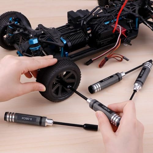 Gruiqrd Hex Screw Driver, 4pcs RC Tools Kit Hexagon Screwdriver Set (4.0mm 5.5mm 7.0mm 8.0mm for RC Car Boat Quadcopter Helicopter Multirotors Models - Image 4