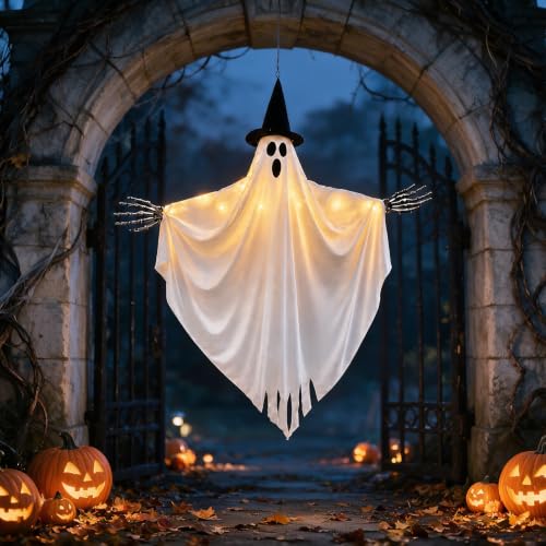 Halloween Decorations Outdoor,Swinging Ghost Outdoor Decor - image 1