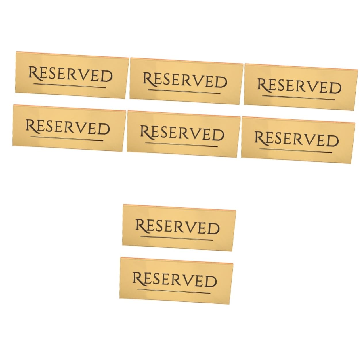 Yardwe 8 Piezas Tarjeta De Asiento Reservado Letrero De Asientos De Boda Letreros Reservados Para Boda Letreros De os os Tarjetas De Lugar Para Fiestas os