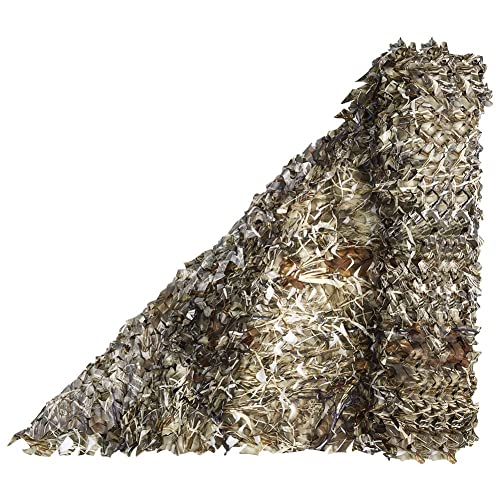 Flyego Camo Netting Camouflage Netting, Bulk Roll Mesh Nets Camouflage Nets Military Surplus For For Hunting Blind Sunshade Car Cover Canopy Party Decorations (4.9Ft X 6.5Ft, Dry Grass) #TOP4