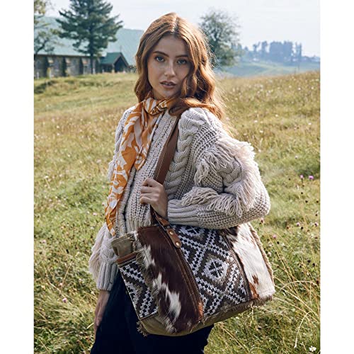 Bolso Tote de Lona Western para Mujer miniatura 2