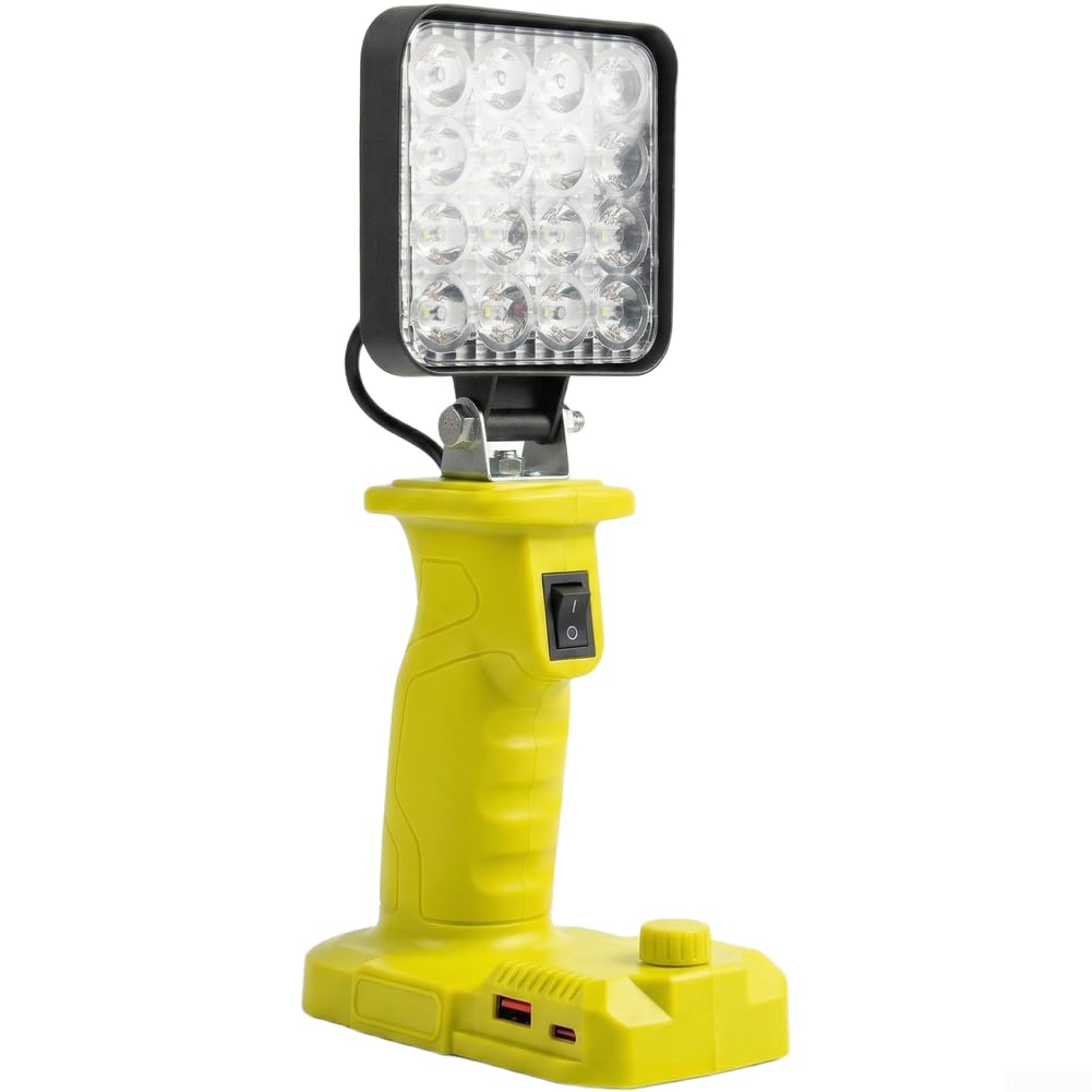 Lampe 18V compatible P107 éclairage de garage et atelier 1500 lumens