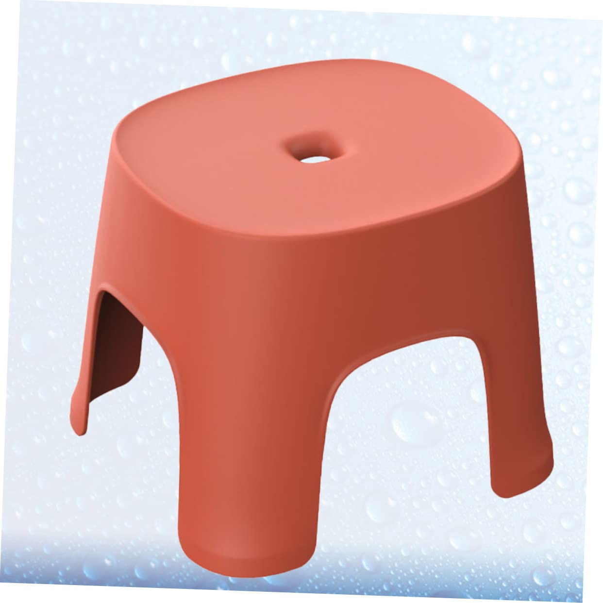 Homoyoyo 1pezzi Sgabello Antiscivolo Per Bagno Sgabello Piccolo Multifunzionale Per Indossare Scarpe Plastica Per Uso Domestico Rosso