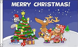 Christmas Scene Flag 5ft x 3ft