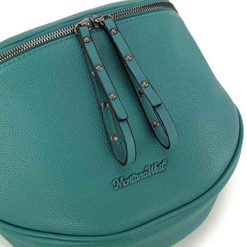 Image of Montana West Crossbody Bag for Women, Large Bum Bag Purse Soft Vegan Leather Travel Fanny Pack with Coin Purse