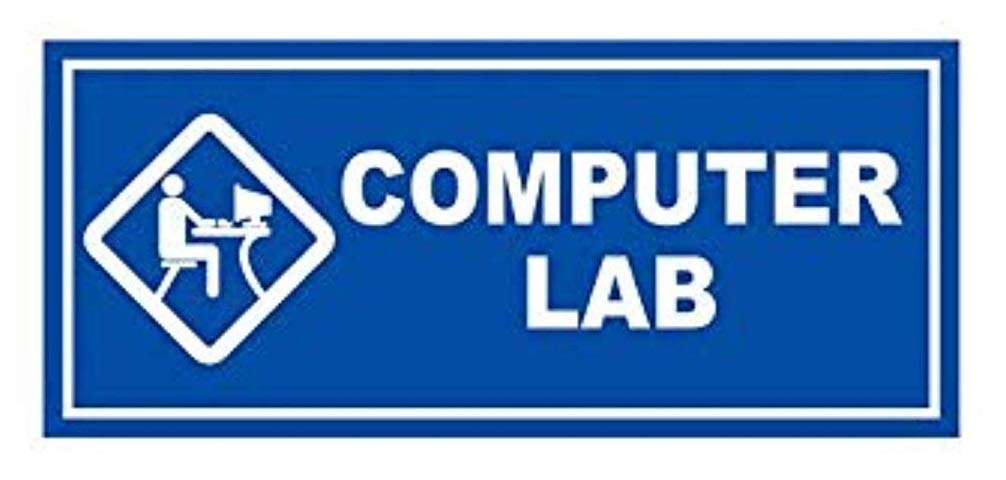 Computer Lab Sign